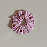 Scrunchie klein - rosa Erdbeergarten